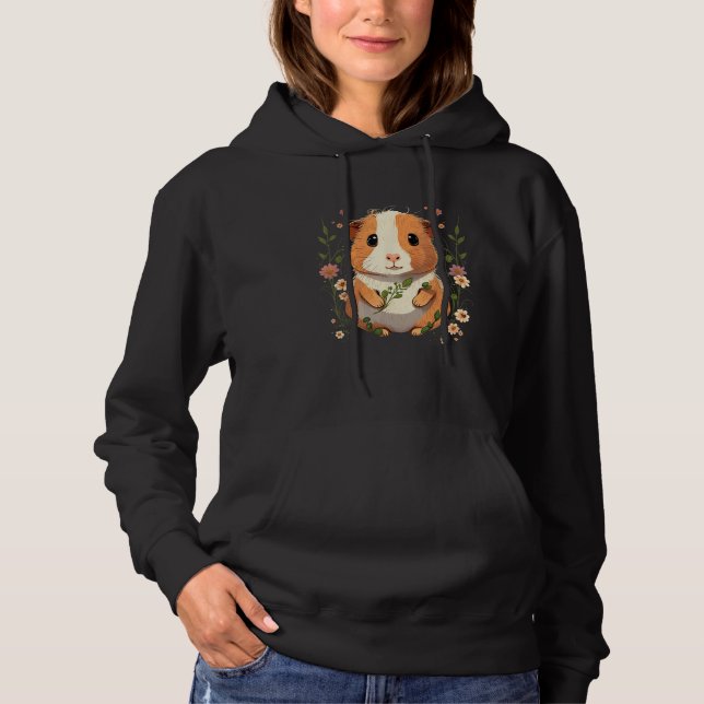 Camiseta Guinea Pig with Flowers for a Guinea pig (Frente)