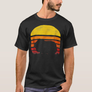Camiseta Guinea Pigs Retro Sunset Sun Silhuette