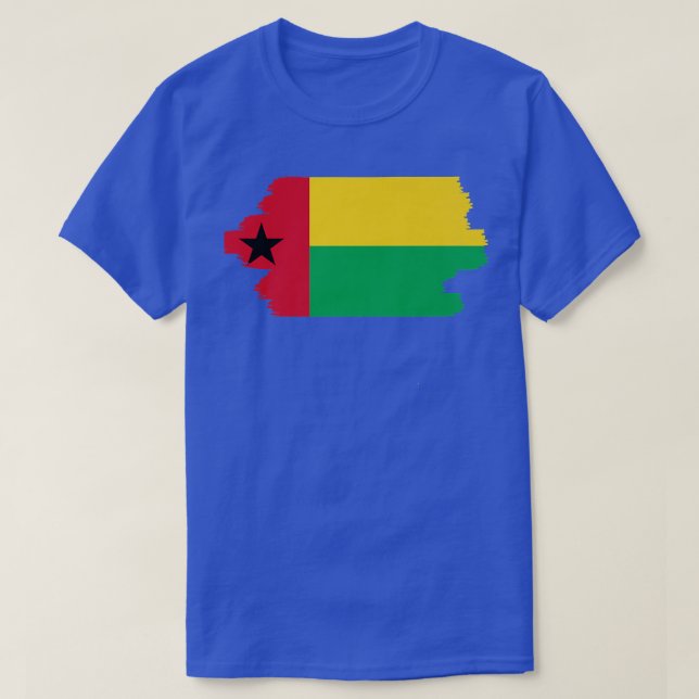 Camiseta Guinean Flag Guinea Bissau  (Frente do Design)