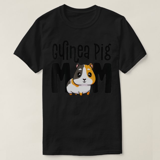 Camiseta Guinei Mãe Presente Para Guineense Pig Proprietári (Frente do Design)
