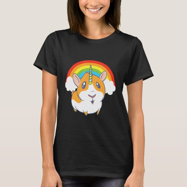 Camiseta Guinicorn Unicorn Guinea Pigs Mom Animal  Rodent (Frente)