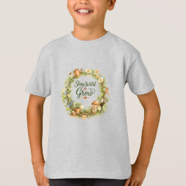 Camiseta Guirlanda Floral Aquarela Botânica Inspiradora 