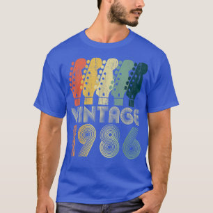 Camiseta Guitar Com Mais De 36 Anos De Idade, Presentes Vin