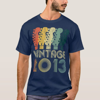 Camiseta Guitar Com Mais De 9 Anos De Idade, Presentes Vint