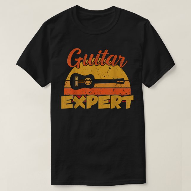Camiseta Guitar EpertGuitarist Acessórios Violão (Frente do Design)