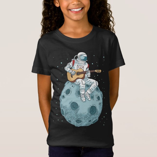 Camiseta Guitar Gift Kids Música Elétrica Bass Guitarra (Frente)