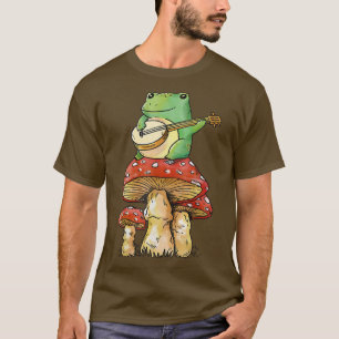 Camiseta Guitar Goblincore Nature Magical Fungi Cottagecore