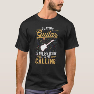 Camiseta Guitar Hobby Elétrico Guitarra Violão Acústico Gui
