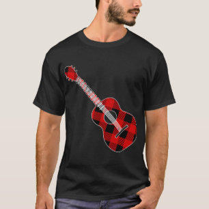 Camiseta Guitar Instrumento Buffalo Xadrez Guitarista Chris