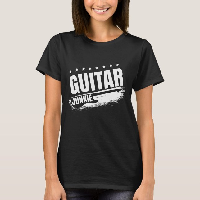 CAMISETA GUITAR JUNKIE (Frente)