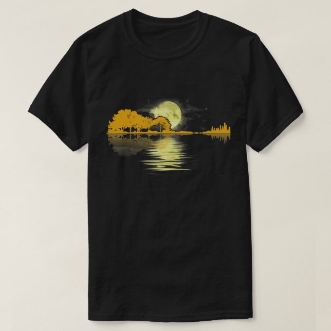 Camiseta Guitar Lago Amor Sombra Guitar (Frente do Design)