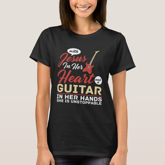 Camiseta Guitar Lesson Guitarist Beginner Music Instrument  (Frente)