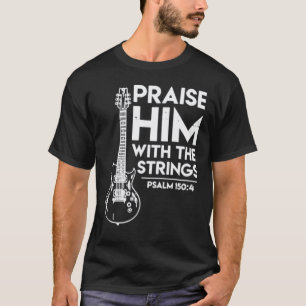 Camiseta Guitar Louvei-O Com As Cordas Salmo