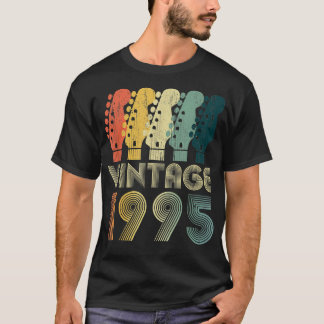 Camiseta Guitar Lover 27 Year Old Gifts Vintage 1995 Limite