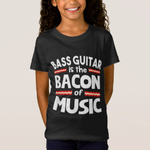Camiseta Guitar Lover   Bass Guitar É Bacon De Música Engra