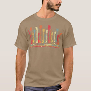 Camiseta Guitar Lover Melhor Irmã Grande Alguma Vez Retro M