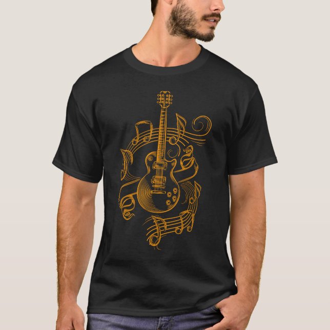 Camiseta Guitar Lover | Musical Guitar (Frente)
