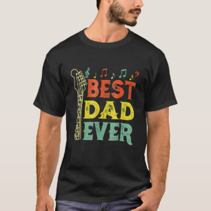 Camiseta Guitar Melhor Pai de Todos os Tempos Acorde Guitar