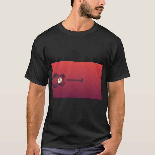 Camiseta Guitar Moon Vibes Tee (Frente)