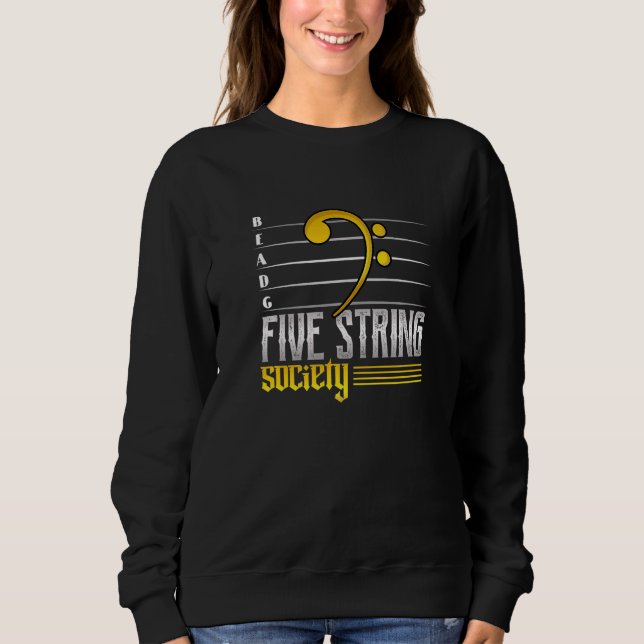 Camiseta Guitar Music Cinco Strings Society (Frente)