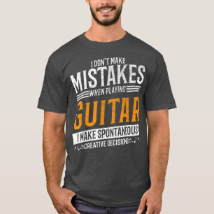 Camiseta Guitar Music Lover Creative Guitar Player