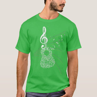 Camiseta Guitar Music Treble Clef
