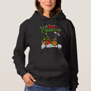 Camiseta Guitar Music Xmas Decorations Papais noeis Guitar 