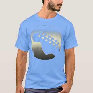 Camiseta Guitar Neck Silhouette Guitar Music Player