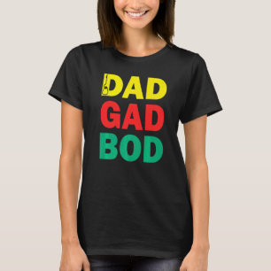 Camiseta Guitar Padre Figura Pai Dadgadbod Guitari