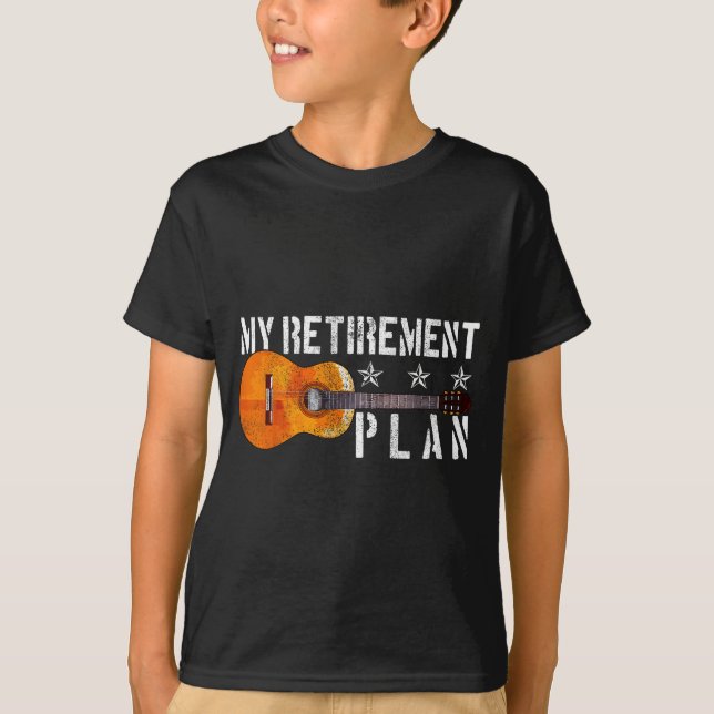 Camiseta Guitar Retirement Plan - Funny Gift For Retired Gu (Frente)
