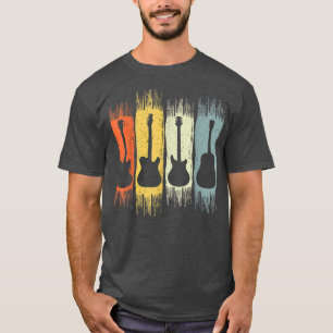 Camiseta Guitar Retro Vintage Legal Música Guitarista Lover