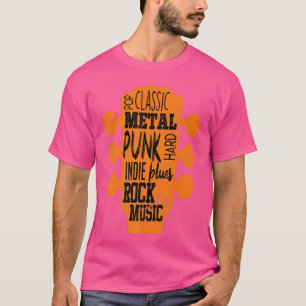 Camiseta Guitar Rock Music Punk Rock Classic Rocker Guitari