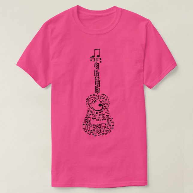 Camiseta Guitar Sheet Music1023 (Frente do Design)