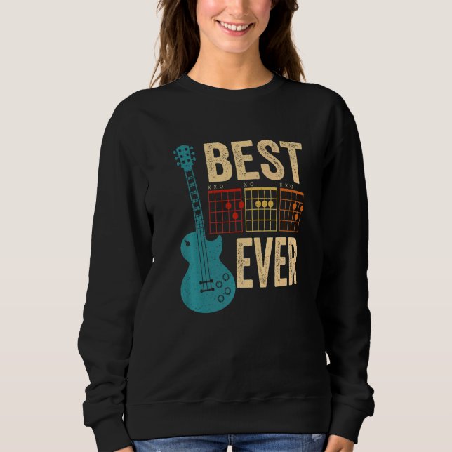 Camiseta Guitarist Best Dad Ever D A D Chord Guitar Father' (Frente)