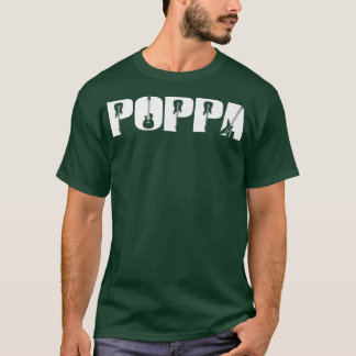 Camiseta Guitarist Poppa Funny Music Guitar Lover Fathers D