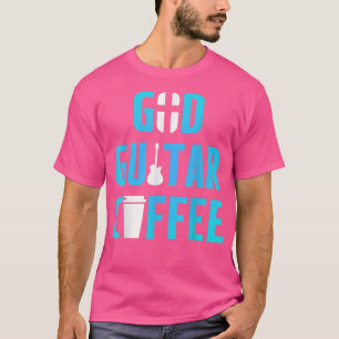 Camiseta Guitarista cristão Deus Café Igreja Culto Guit