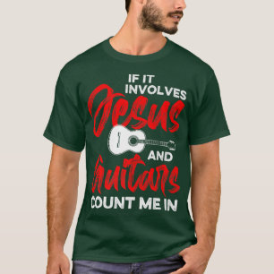 Camiseta Guitarista Cristão Jesus Culto de Violão