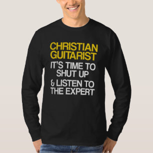 Camiseta Guitarista Cristão Matou O Culto Da Igreja Nos