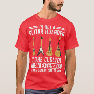 Camiseta Guitarista Engraçado Não Sou Um Guardião De Violão