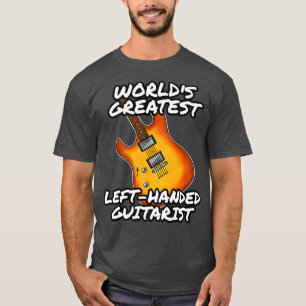 Camiseta Guitarista esquerdista Premiu Musicista de Esquerd