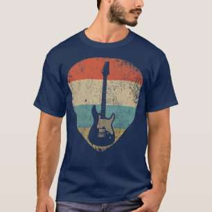Camiseta Guitarista-Guitarista Retro-Bass Guita