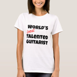 Camiseta Guitarista Menos Talentoso do Mundo