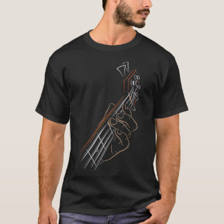 Camiseta Guitarista Que Toca Violão Vintage Música Por Volt