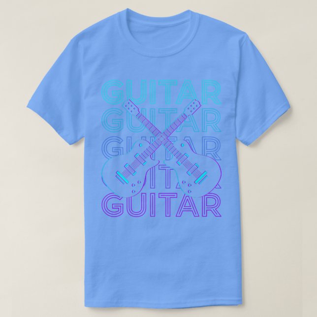 Camiseta Guitarista Retro553 (Frente do Design)