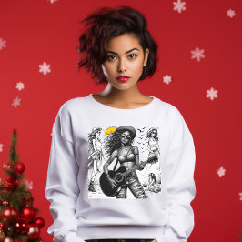 Camiseta Guitarista Rock Star Girl w