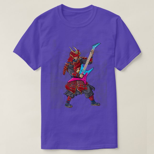 Camiseta Guitarista Samurai (2) (Frente do Design)