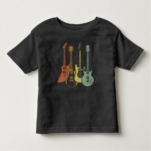 Camiseta Guitaristas de Instrumentos Musicais Coloridos Gui