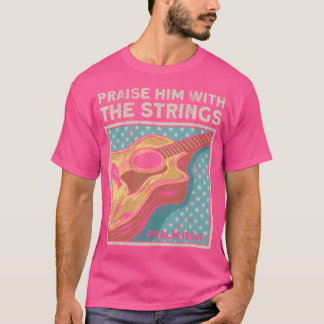 Camiseta Guitaristas O Louvem Com As Cordas Acústicas Gu