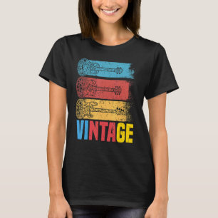 Camiseta Guitaristas Vintage Para Músicos E Guitaristas