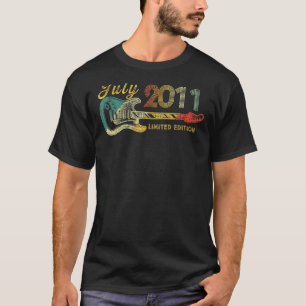 Camiseta Guitarra 11 Anos Julho De 2011